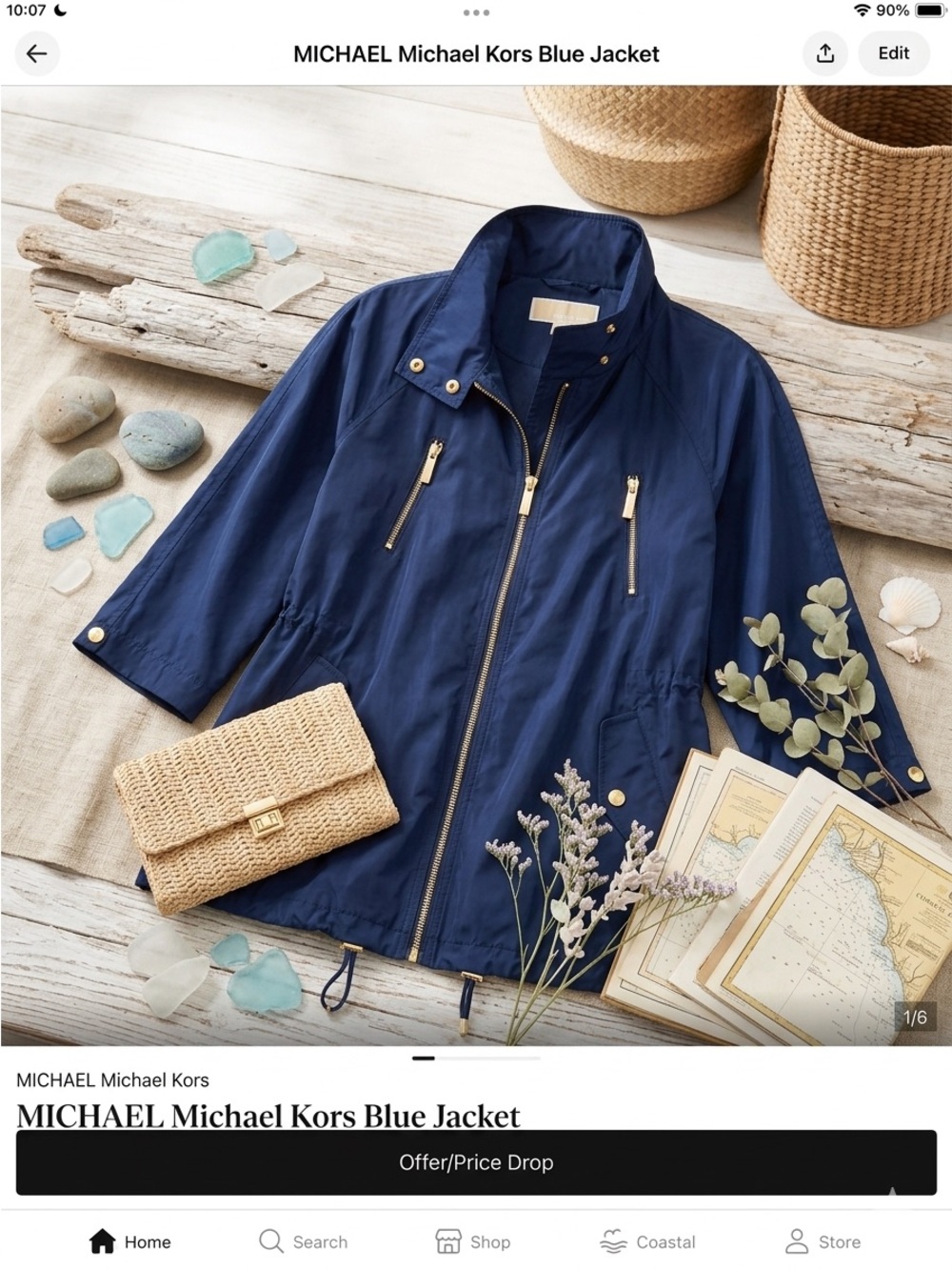 MICHAEL Michael Kors Blue Jacket